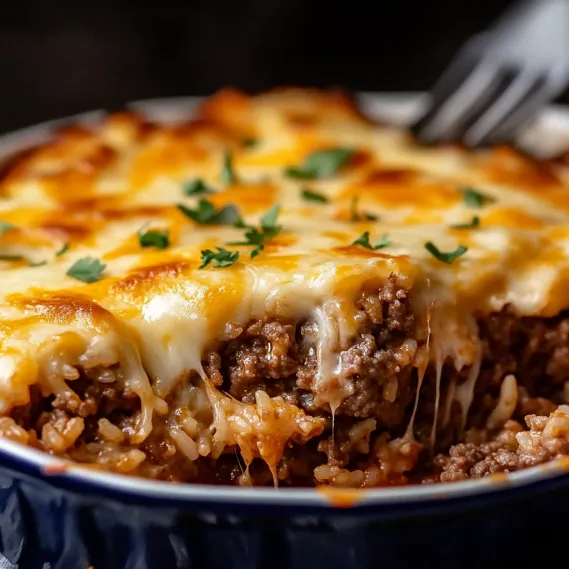 A plate of food with a fork on it.