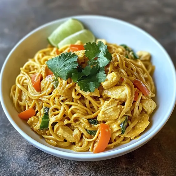 A bowl of noodles with vegetables and meat.