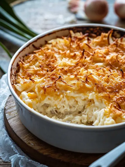A dish of food in a bowl.