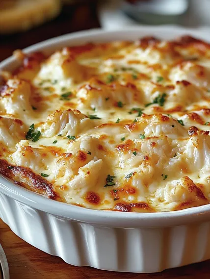 A white bowl filled with a cheesy dish.