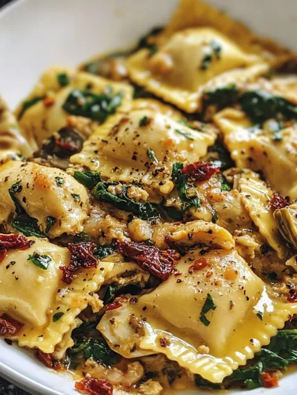 A plate of pasta with vegetables.