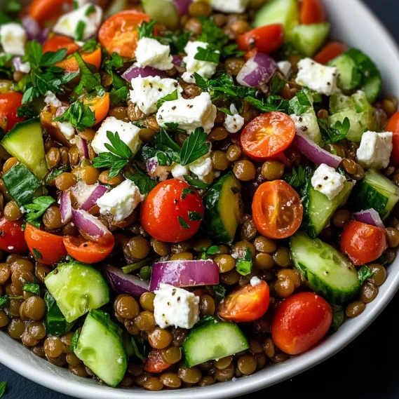 A bowl of vegetables with feta cheese.