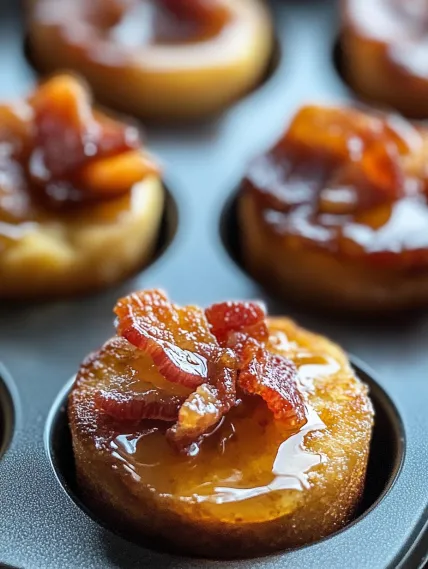 Bacon and maple syrup cupcake.