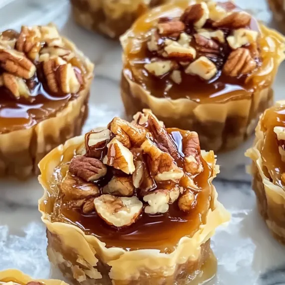 A close up of a dessert with nuts on top.