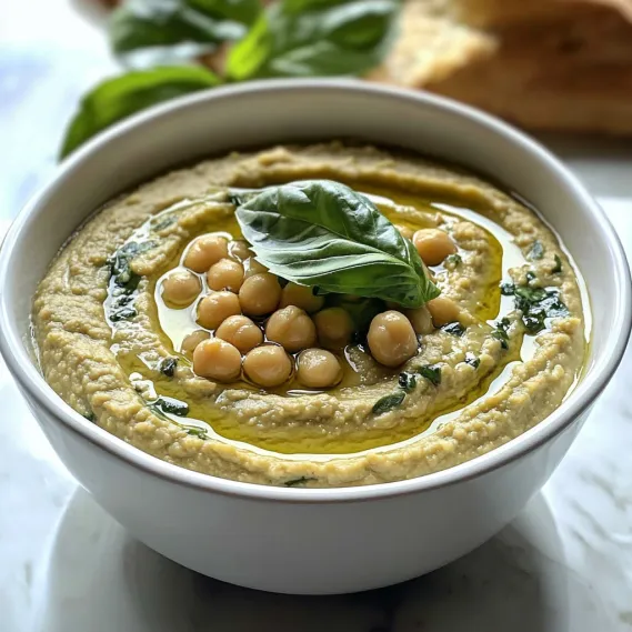 A bowl of soup with a spoon in it.