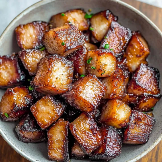 A bowl of meat.
