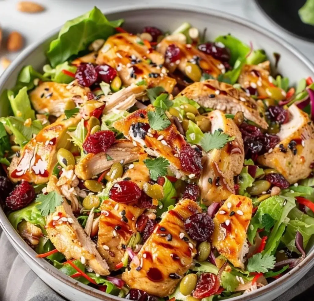 Asian Chicken Cranberry Salad
