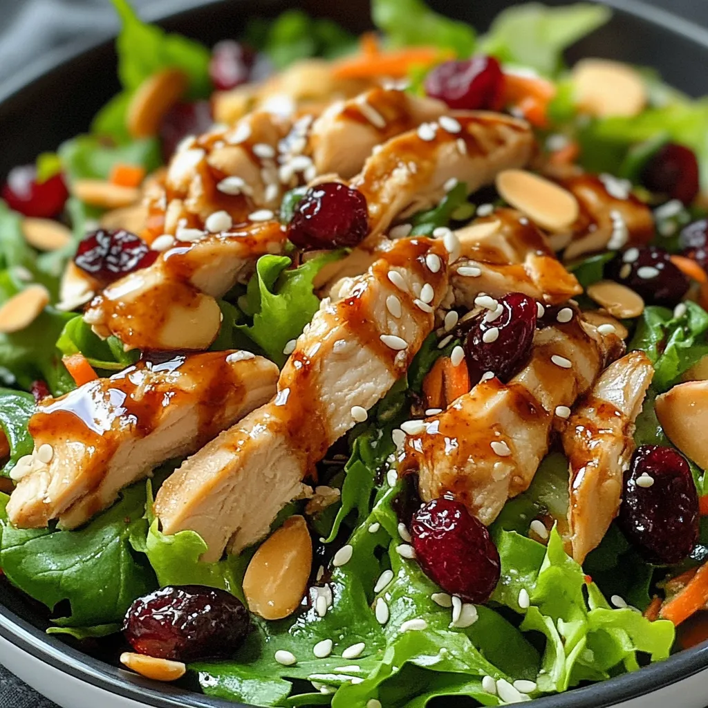 Asian Chicken Cranberry Salad