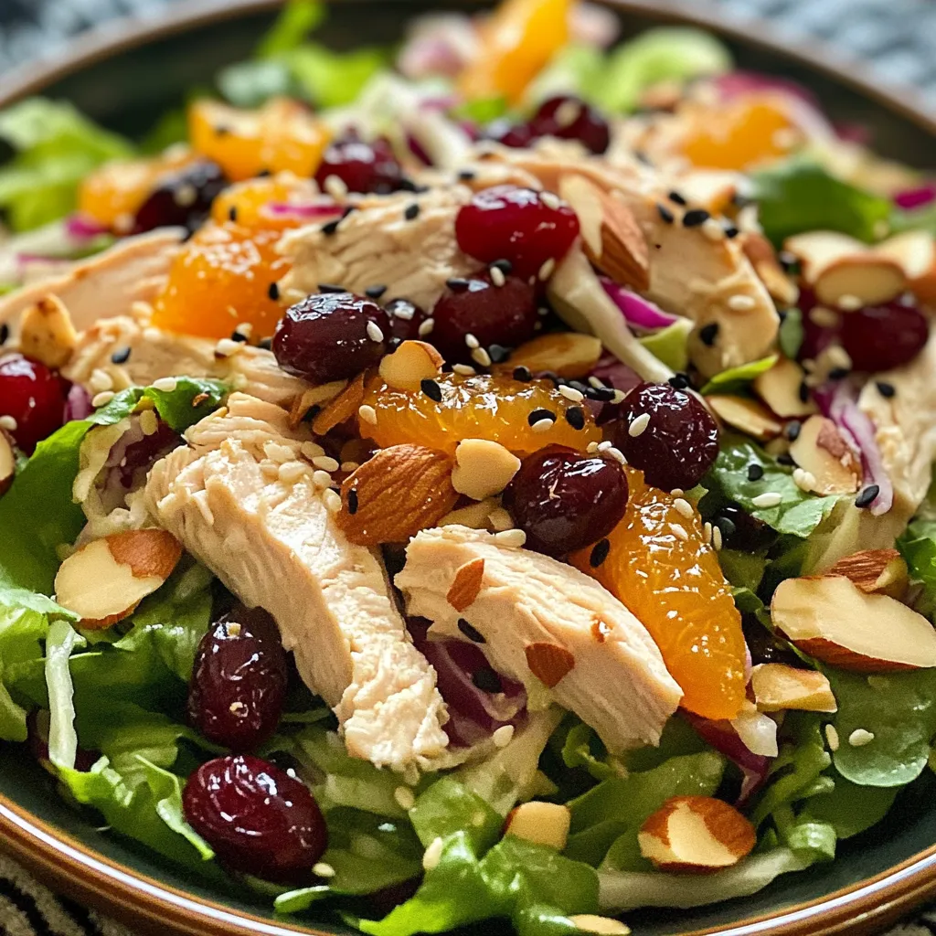 Asian Chicken Cranberry Salad