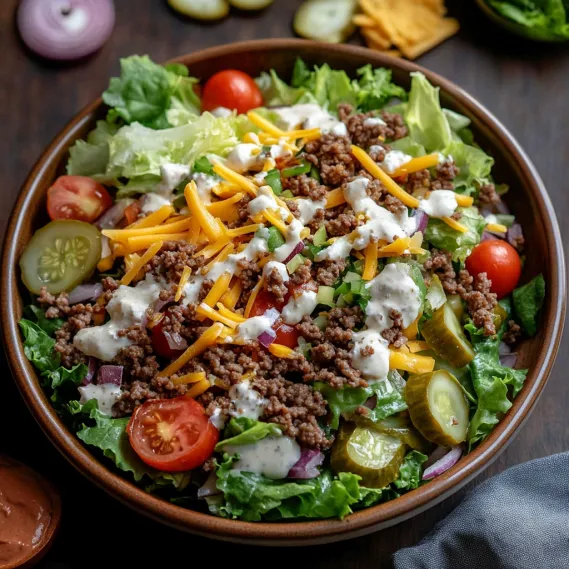 A bowl of salad with cheese and tomatoes.