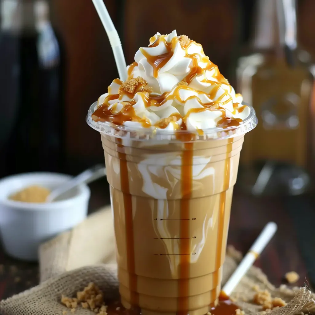 Homemade Caramel Frappuccino