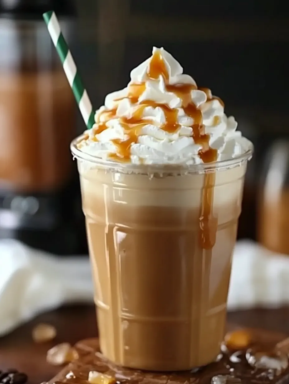 Delicious Caramel Frappuccino