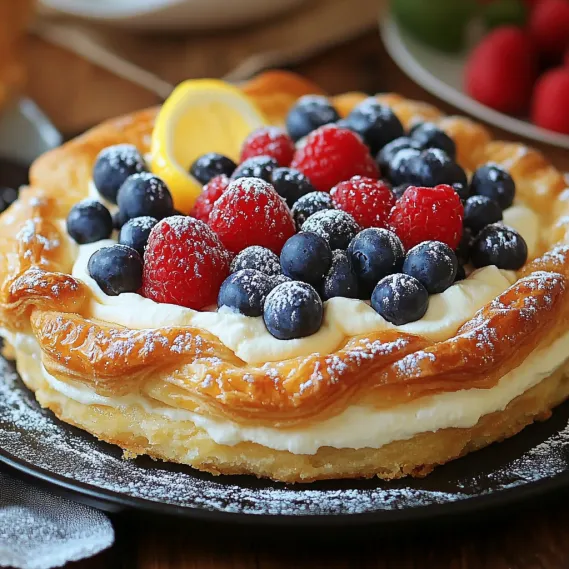 A slice of blueberry lemon cake.