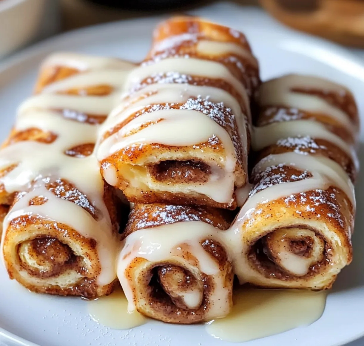 Cinnamon Roll French Toast Roll-Ups