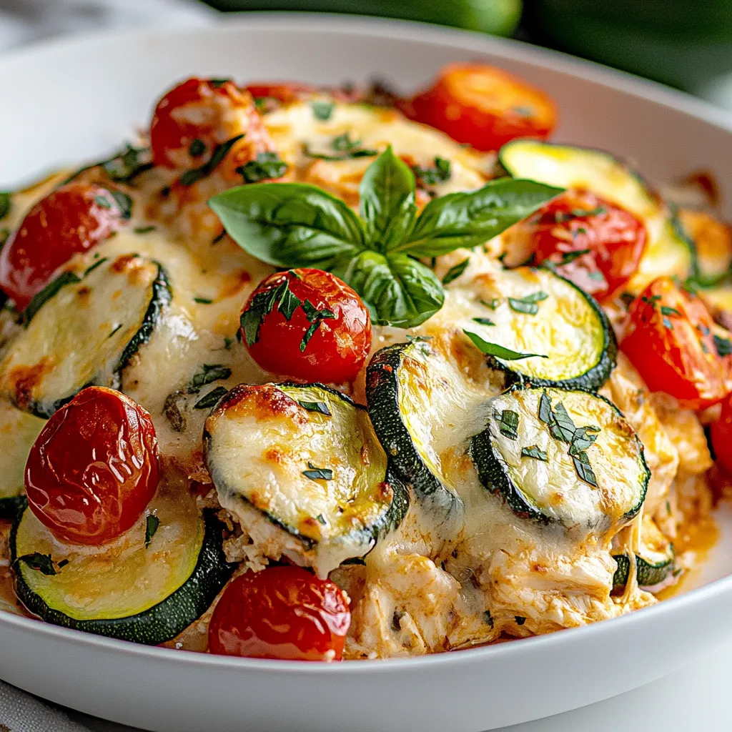 Homemade Chicken Zucchini Bake