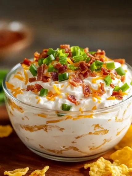 A bowl of food with bacon and cheese.