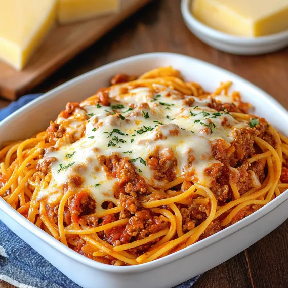 A bowl of spaghetti with meat sauce and cheese.