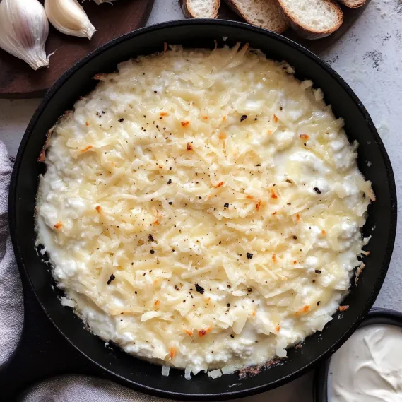 A pan of food with a spoon in it.