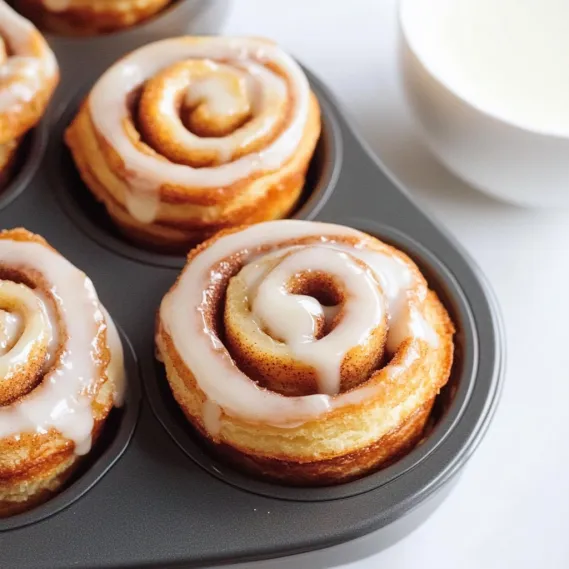 A tray of cinnamon rolls.