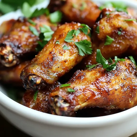A bowl of chicken wings.