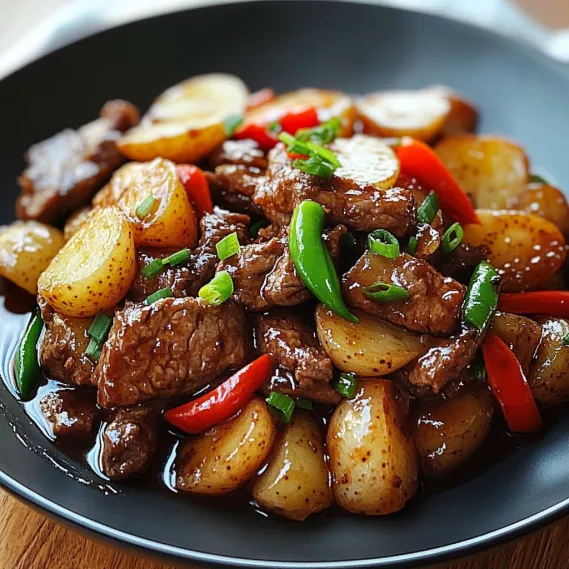 A plate of food with meat and vegetables.