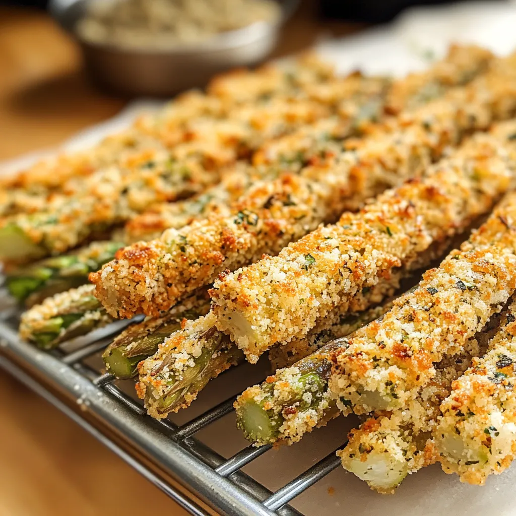 Crispy Parmesan Asparagus Sticks
