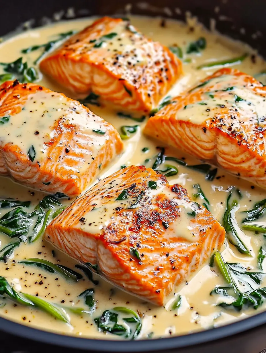 SALMON FLORENTINE