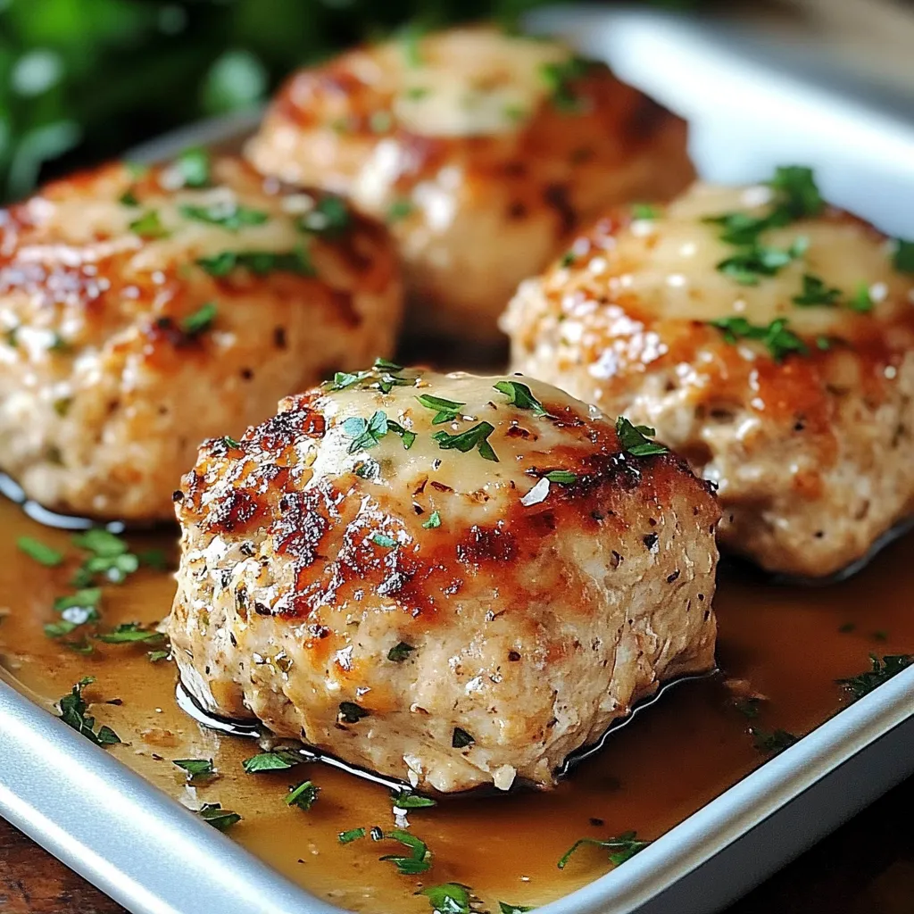 Parmesan Chicken Meatloaves