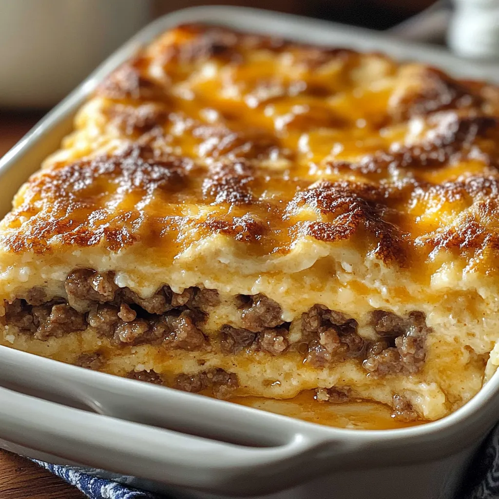 Pancake Sausage Breakfast Bake