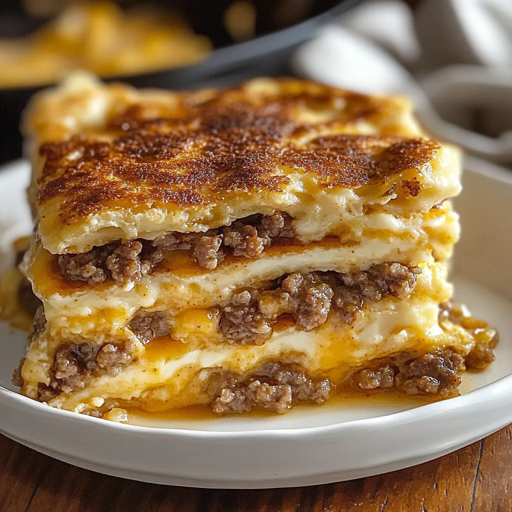 Pancake Sausage Breakfast Bake
