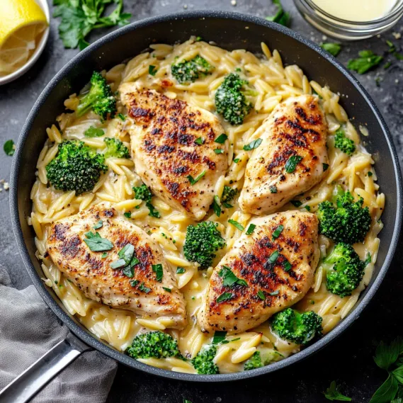 A bowl of chicken and broccoli.