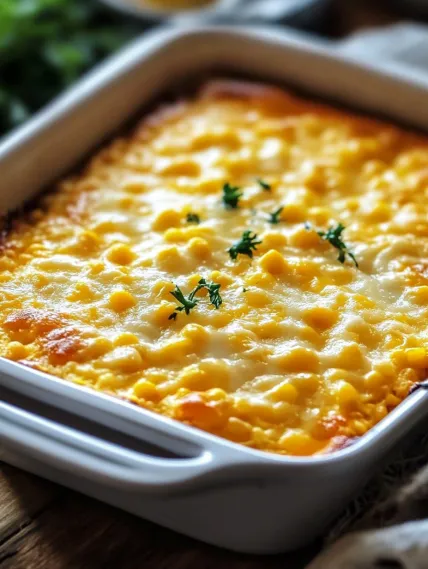 A white bowl with a casserole in it.