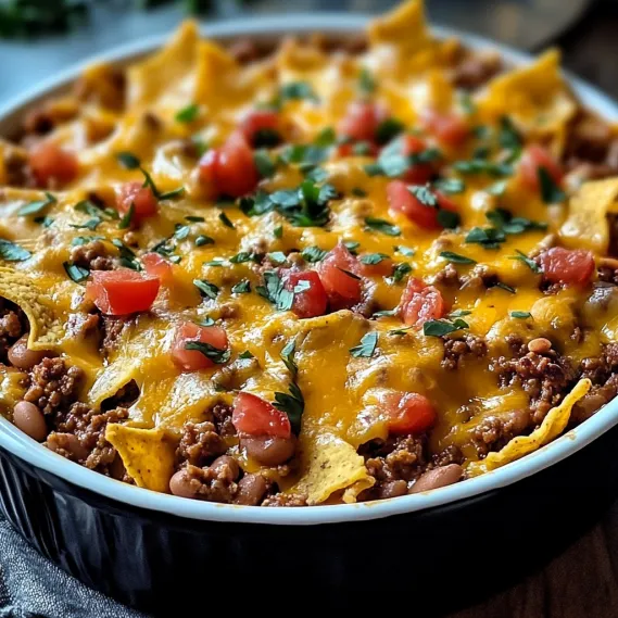 A bowl of food with a tomato on top.