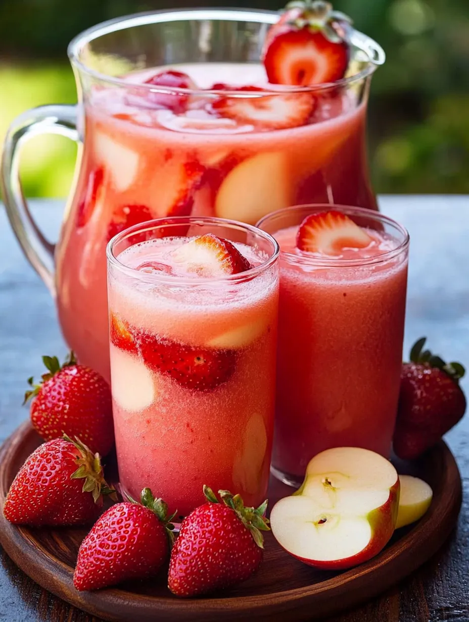 SUMMER STRAWBERRY APPLE PUNCH