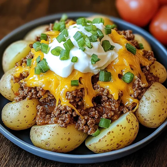 A plate of food with potatoes and meat.