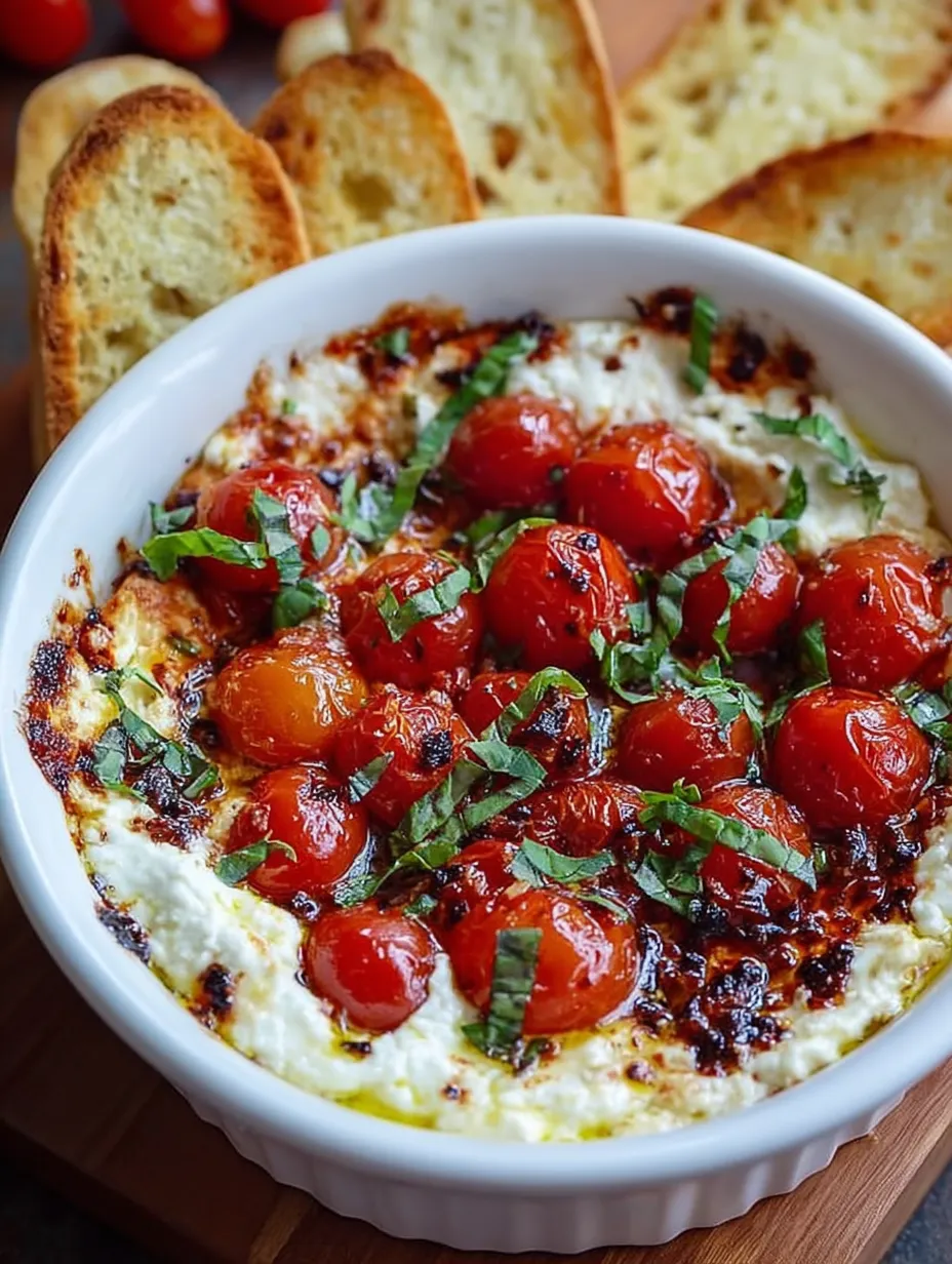 Three-Cheese Tomato Bruschetta Dip