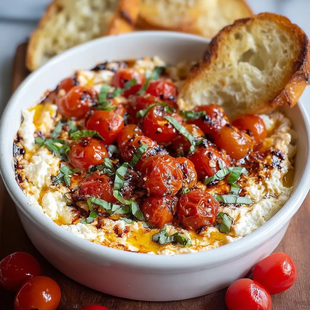 Three-Cheese Tomato Bruschetta Dip