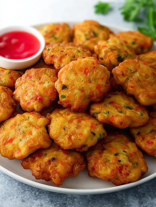 Cheesy Vegetable Fritters
