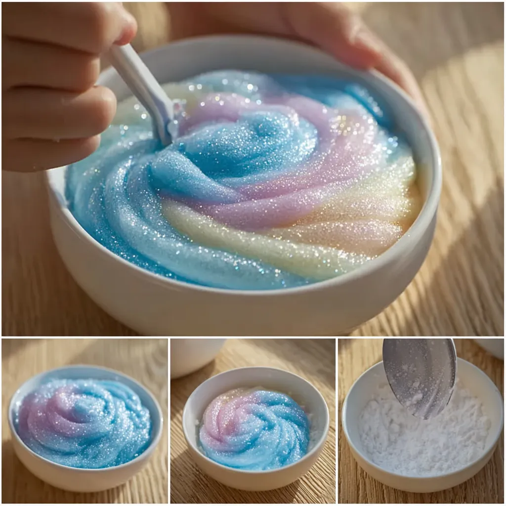 Cornstarch and Dish Soap Bubble