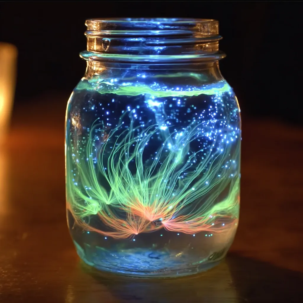 GLOW-IN-THE-DARK Fireworks in a Jar