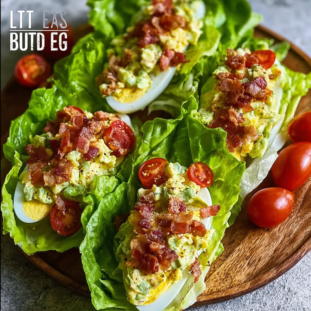 BLT Egg Salad Lettuce