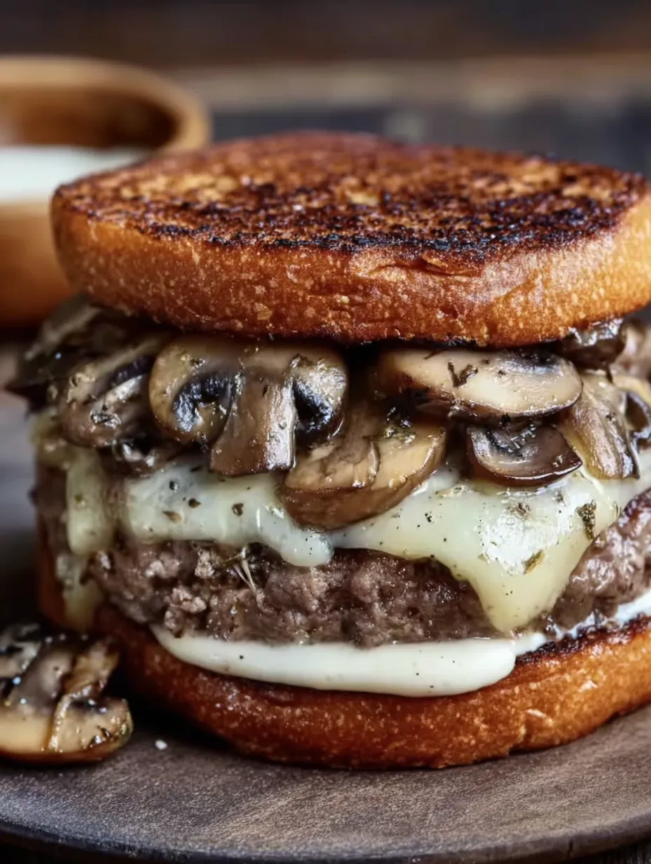 Swiss Mushroom Melt Delight