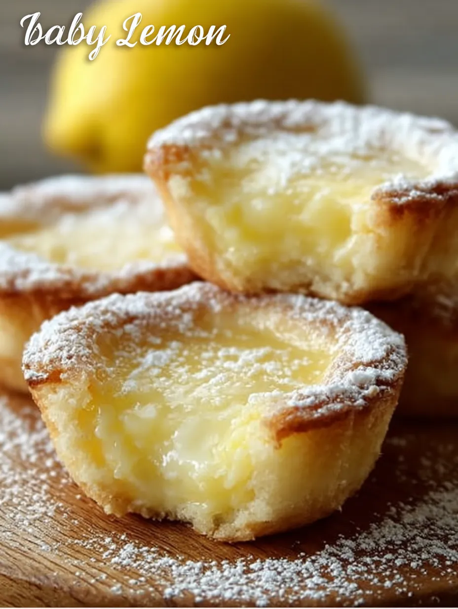 Baby Lemon Impossible Pies