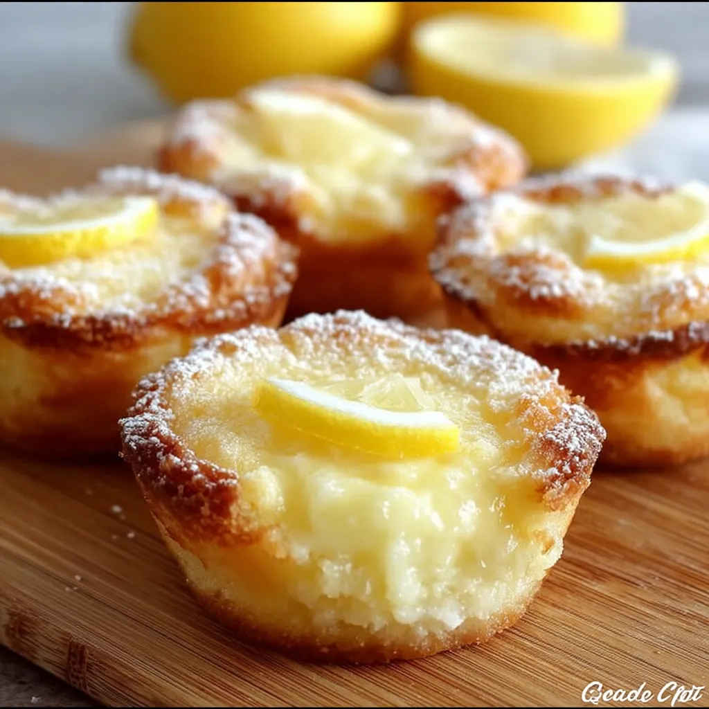 Lemon Impossible Pies