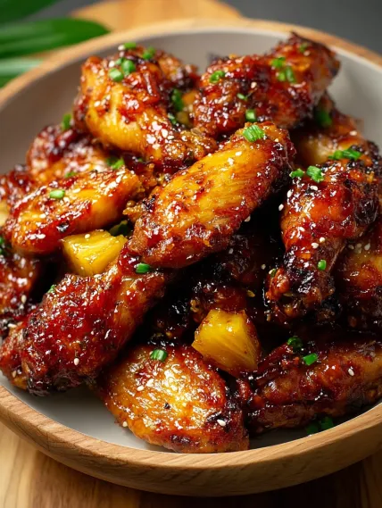 A bowl of fried chicken with sauce.