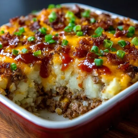A plate of food with a green topping.