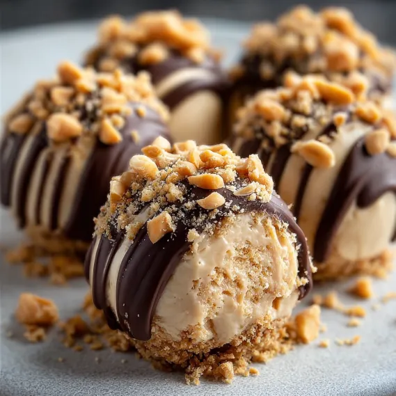 Chocolate covered peanut butter balls.