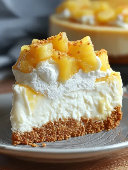 A slice of pineapple upside down cake.