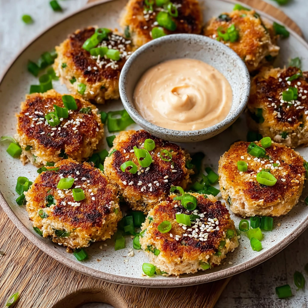 Asian Tuna Cakes with Spicy Mayo: A Flavorful Delight!