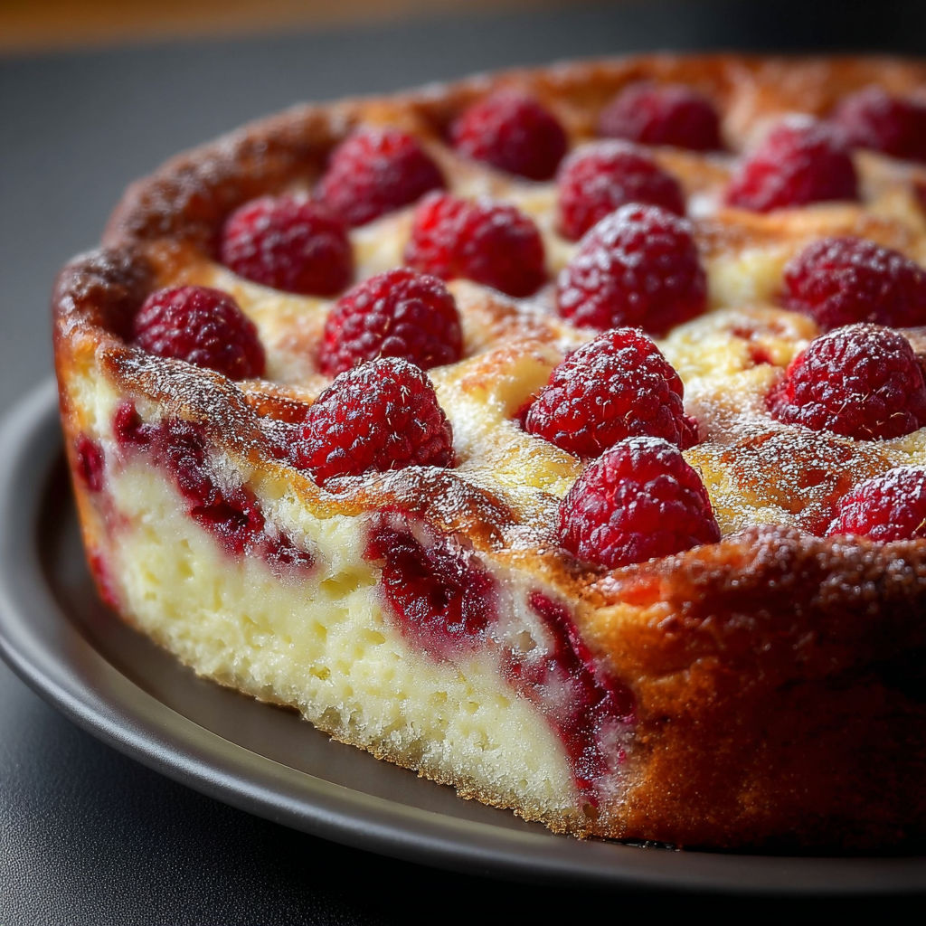 A slice of a strawberry cake.